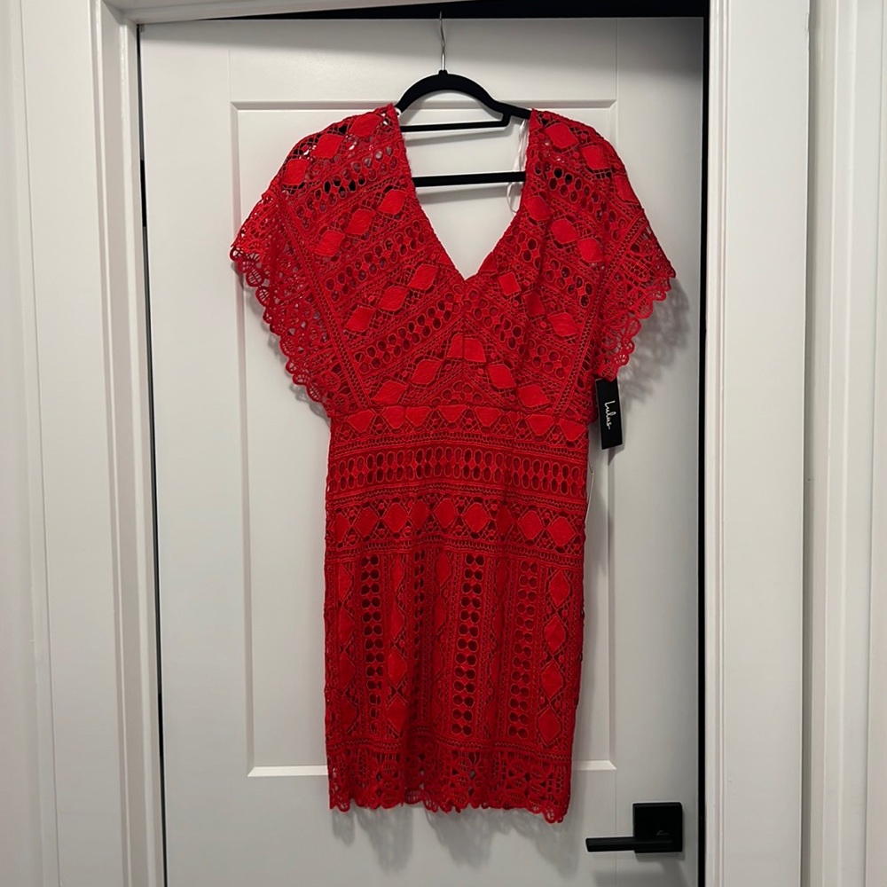 Red Lulus Dress M